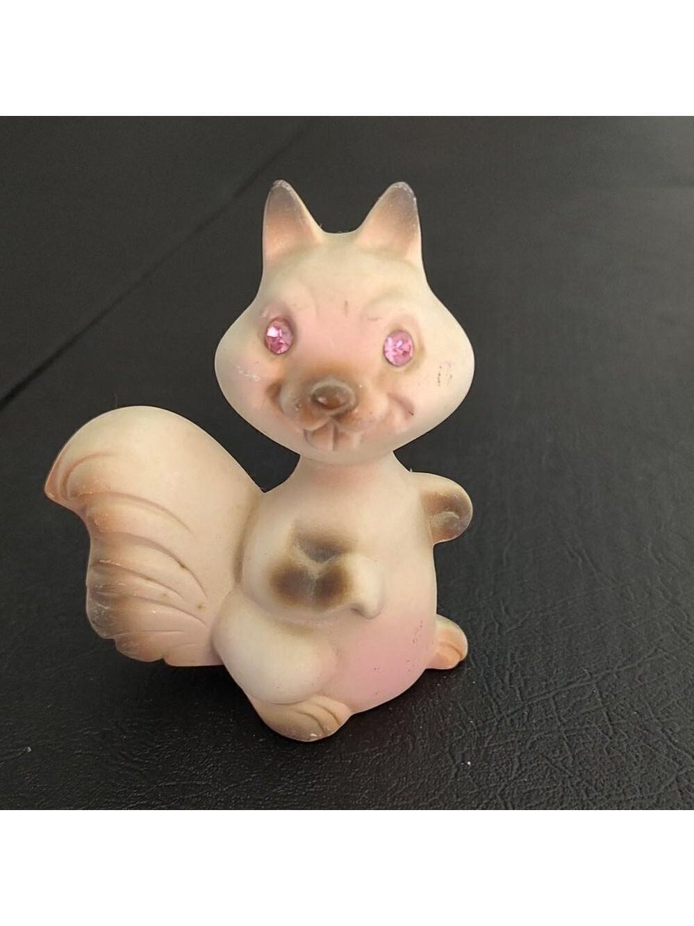 Vintage Roselane Rhinestone Sparkly Eye Squirrel /Chipmunk